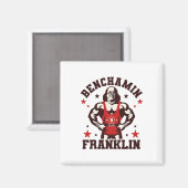 Benjamin Benchamin Franklin Bankdrukken Lichaamstr Magneet (Voorkant / Achterkant)