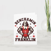 Benjamin Benchamin Franklin Bench Press Bodybuildi Kaart (Voorkant)