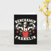 Benjamin Benjamin Franklin Bench Press Bodybuildi Kaart (Gele Bloem)