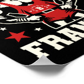 Benjamin Benjamin Franklin Bench Press Bodybuildi Poster (Hoek)
