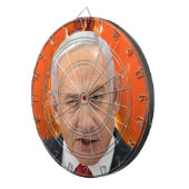 Benjamin "Bibi" Netanyahu Prime Minister of Israel Dartbord (Voorkant Rechts)