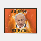 Benjamin "Bibi" Netanyahu Prime Minister of Israel Deurmat (Voorkant)