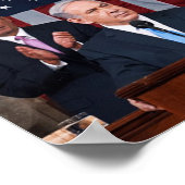 Benjamin (Bibi) Netanyahu spreekt voor het Congres Poster (Hoek)