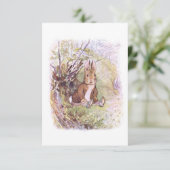 Benjamin Bunny (door Beatrix Potter) Kaart (Staand voorkant)