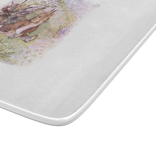 Benjamin Bunny (door Beatrix Potter) Snijplank (Hoek)