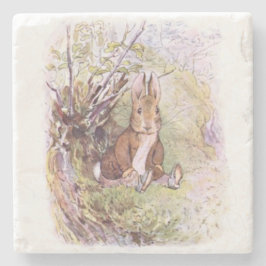 Benjamin Bunny (door Beatrix Potter) Stenen Onderzetter