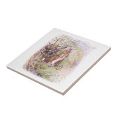 Benjamin Bunny (door Beatrix Potter) Tegeltje (Zijkant)