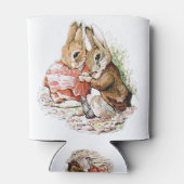 Benjamin Bunny en Peter Rabbit plannen hun inval Blikjeskoeler (Achterkant)