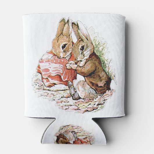 Benjamin Bunny en Peter Rabbit plannen hun inval Blikjeskoeler (Achterkant)