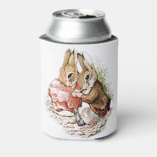 Benjamin Bunny en Peter Rabbit plannen hun inval Blikjeskoeler (Blikje Achterkant)