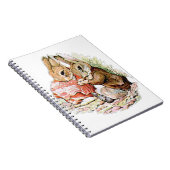 Benjamin Bunny en Peter Rabbit plannen hun inval Notitieboek (Rechterzijde)