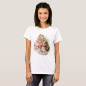 Benjamin Bunny en Peter Rabbit plannen hun inval T-shirt (Voorkant volledig)