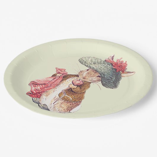 Benjamin Bunny Papieren Bordje (Gekanteld)