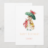 Benjamin Bunny verjaardagswenskaart Kaart (Voorkant / Achterkant)