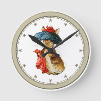 Benjamin Bunny Wall Clock Ronde Klok