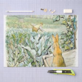 "Benjamin Bunny Watches Farmer Brown" door Beatrix Tissuepapier (Craft)