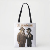 Benjamin button detective duo boodschappentas tote bag (Voorkant)