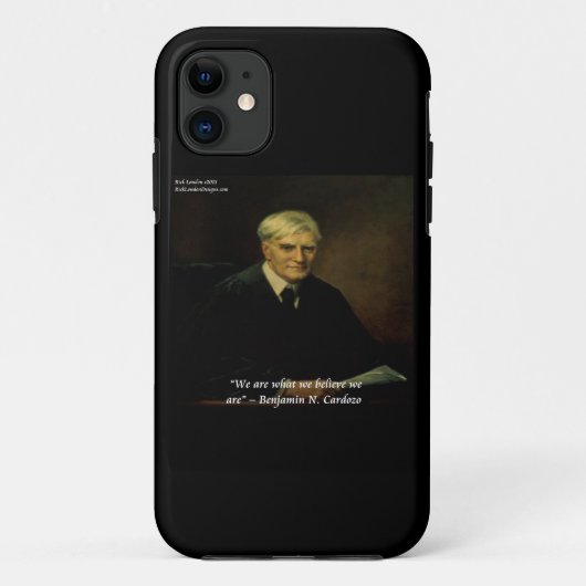 Benjamin Cardozo Wie Je Bent Quote iPhone 5 Hoesje (Achterkant)