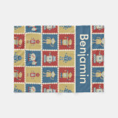 Benjamin de Gepersonaliseerde Deken van de Robot (Voorkant (Horizontaal))