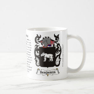 Benjamin, de oorsprong, de betekenis en de crest koffiemok