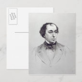 Benjamin Disraeli, 1st Earl Beaconsfield Briefkaart (Voorkant / Achterkant)