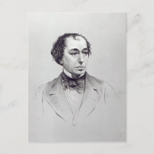 Benjamin Disraeli, 1st Earl Beaconsfield Briefkaart (Voorkant)