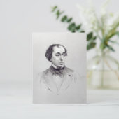 Benjamin Disraeli, 1st Earl Beaconsfield Briefkaart (Staand voorkant)