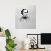 Benjamin Disraeli, 1st Earl Beaconsfield Poster (Thuiskantoor)