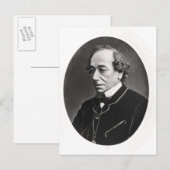 Benjamin Disraeli c.1874 Briefkaart (Voorkant / Achterkant)
