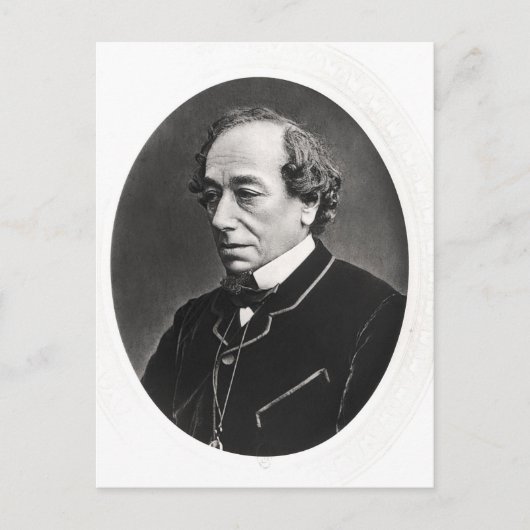 Benjamin Disraeli c.1874 Briefkaart (Voorkant)