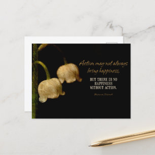 Benjamin Disraeli Inspirerend quote "Happiness" Briefkaart