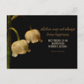 Benjamin Disraeli Inspirerend quote "Happiness" Briefkaart (Voorkant)