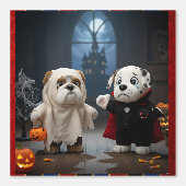 Benjamin en Buttons Halloween/home/Halloween Behang (Voorkant)