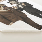 Benjamin en knoppen detective duo fleece deken (3/4)