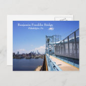 Benjamin Franking Bridge Briefkaart (Voorkant / Achterkant)