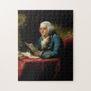 Benjamin Franklin - 1767 die door David Martin Legpuzzel
