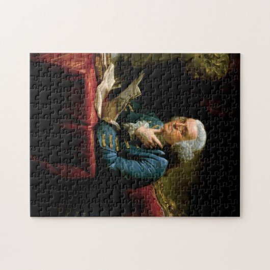 Benjamin Franklin - 1767 Schilderen door David Mar Legpuzzel (Horizontaal)