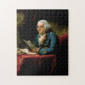 Benjamin Franklin - 1767 Schilderen door David Mar Legpuzzel (Verticaal)