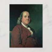 Benjamin Franklin, 1782 Briefkaart (Voorkant)