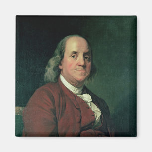 Benjamin Franklin, 1782 Magneet