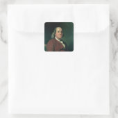 Benjamin Franklin, 1782 Vierkante Sticker (Tas)