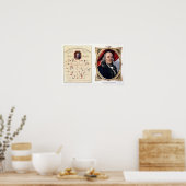 Benjamin Franklin 1847 Poster (Keuken)