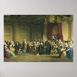 Benjamin Franklin 1868 Poster