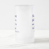 Benjamin Franklin Beer Quote Matglas Bierpul (Center)