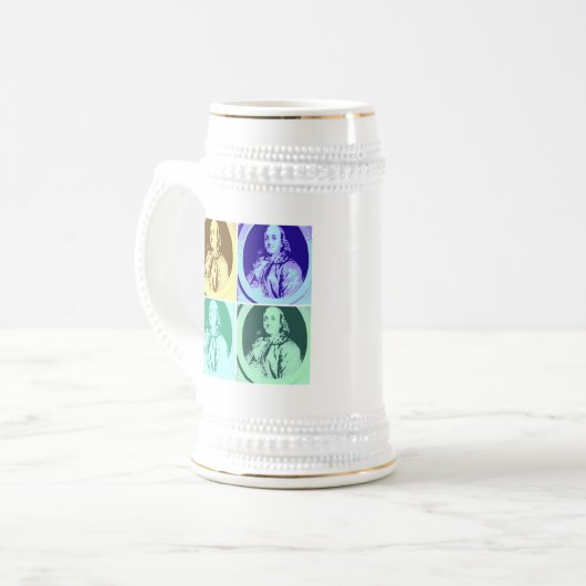 Benjamin Franklin Bierpul (Voorkant links)