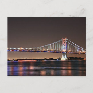 Benjamin Franklin Bridge Briefkaart
