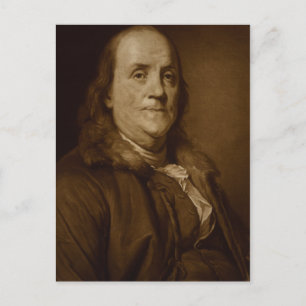 Benjamin Franklin Briefkaart