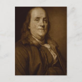 Benjamin Franklin Briefkaart (Voorkant)