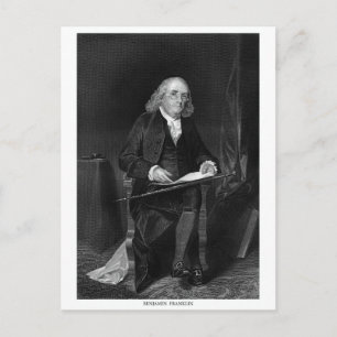 Benjamin Franklin Briefkaart