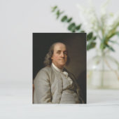 Benjamin Franklin Briefkaart (Staand voorkant)